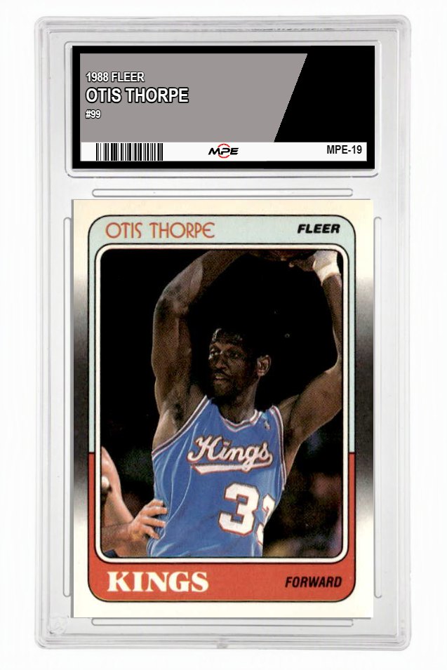 1988 FLEER #99 OTIS THORPE MPE 6 EX/MT — graded card up for auction