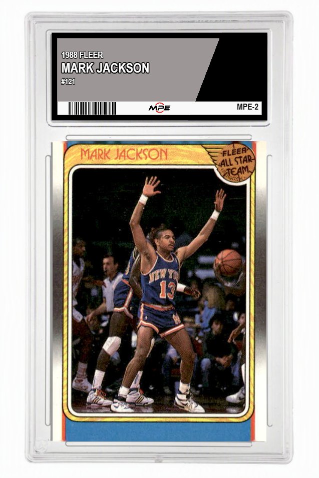 1988 FLEER ALL STAR #121 MARK JACKSON MPE 6 EX/MT — graded card up for auction