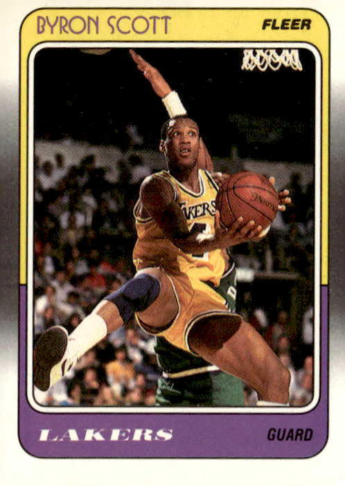 1988 Fleer Byron Scott graded slab