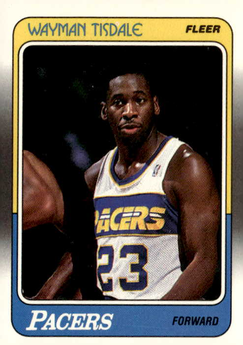 1988 Fleer Wayman Tisdale graded slab