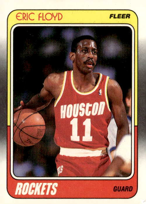 1988 Fleer Sleepy Floyd graded slab