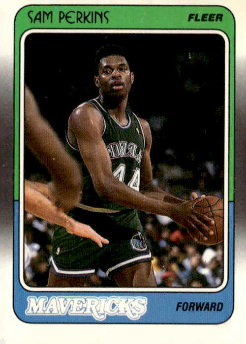 1988 Fleer Sam Perkins graded slab