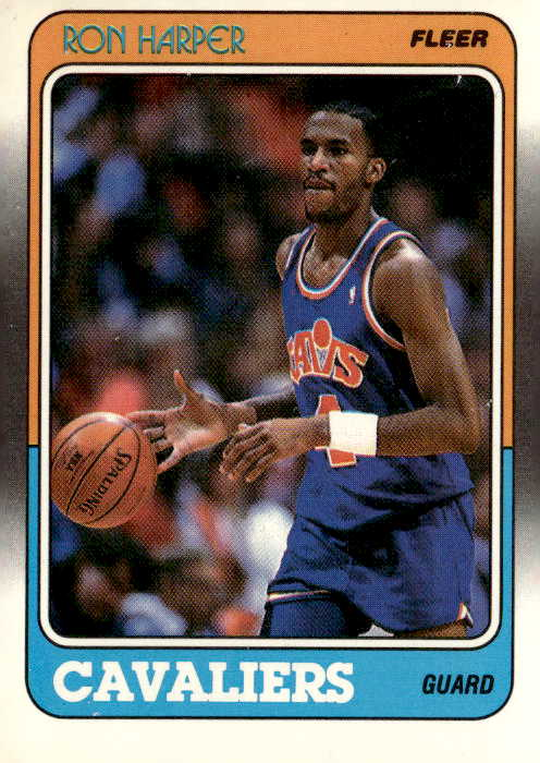 1988 Fleer Ron Harper graded slab