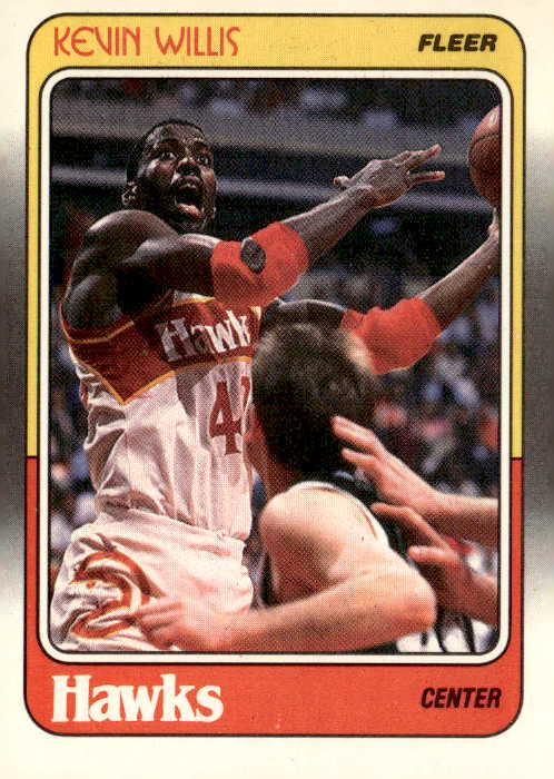 1988 Fleer Kevin Willis graded slab