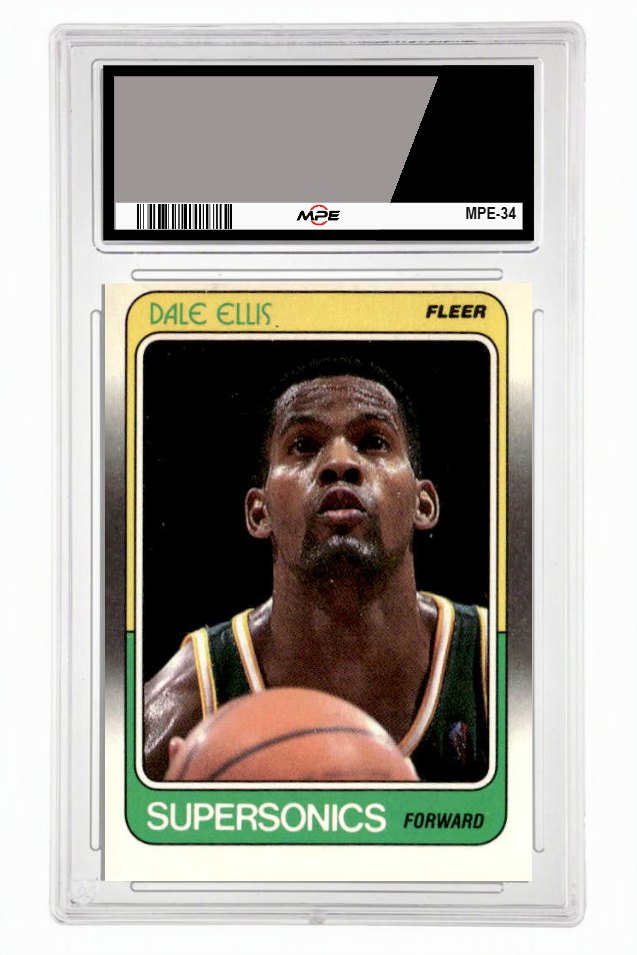 1988 FLEER #107 DALE ELLIS MPE 7 NM — graded card up for auction