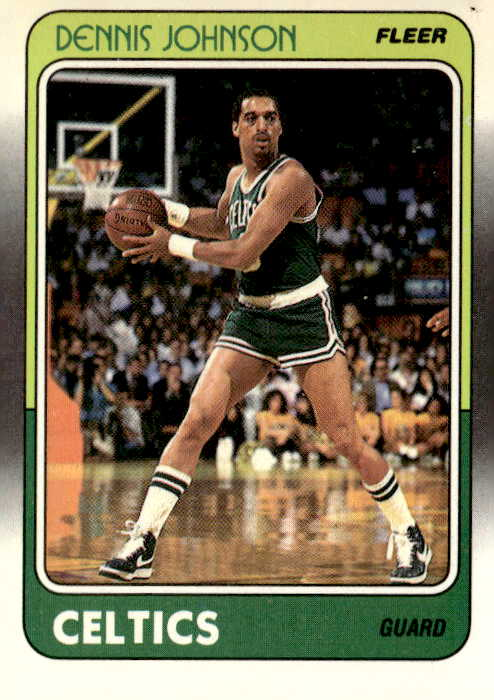 1988 Fleer Dennis Johnson graded slab