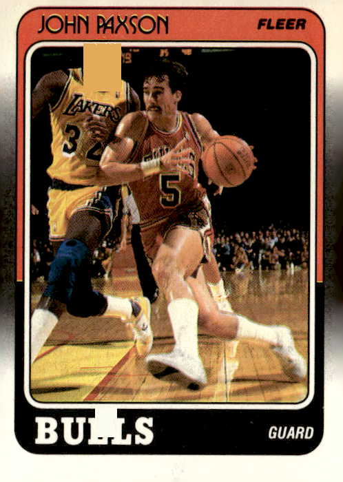 1988 Fleer John Paxson graded slab
