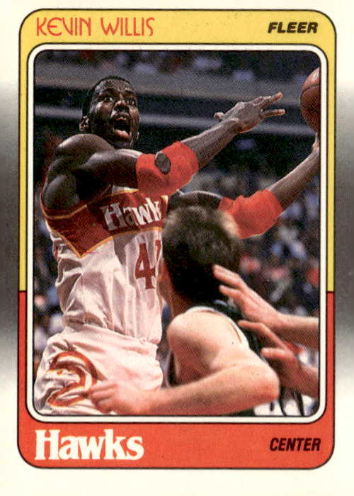 1988 Fleer Kevin Willis graded slab