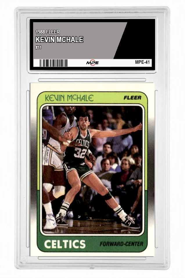 1988 FLEER #11 KEVIN MCHALE MPE 7 NM — graded card up for auction