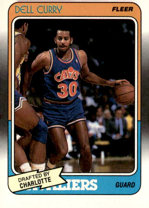 1988 Fleer Dell Curry graded slab