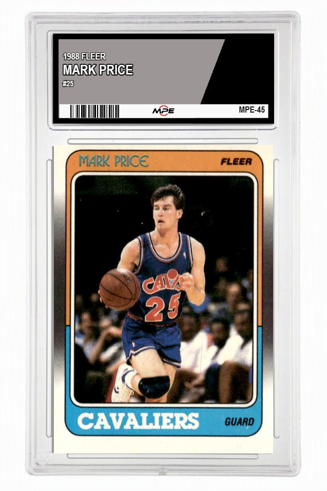 1988 FLEER #25 MARK PRICE MPE 8 NM/MT — graded card up for auction