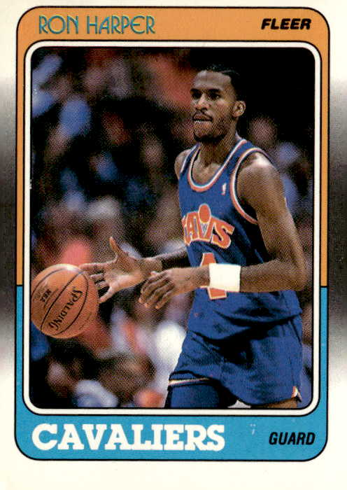 1988 Fleer Ron Harper graded slab