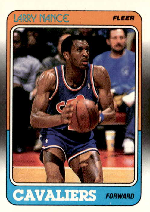 1988 Fleer Larry Nance graded slab