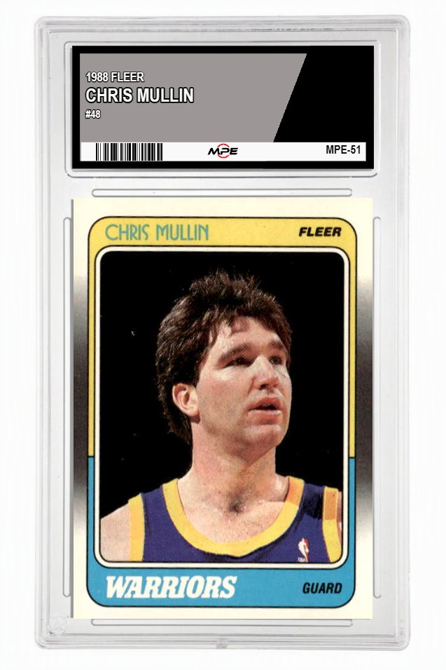 1988 FLEER #48 CHRIS MULLIN MPE 8.5 NM/MT+ — graded card auctioned from the MPE vault