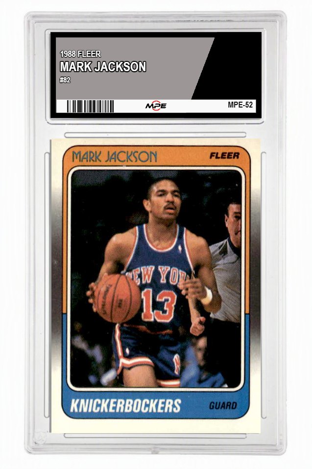 1988 FLEER #82 MARK JACKSON MPE 7 NM — graded card up for auction