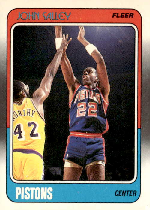 1988 Fleer John Salley graded slab