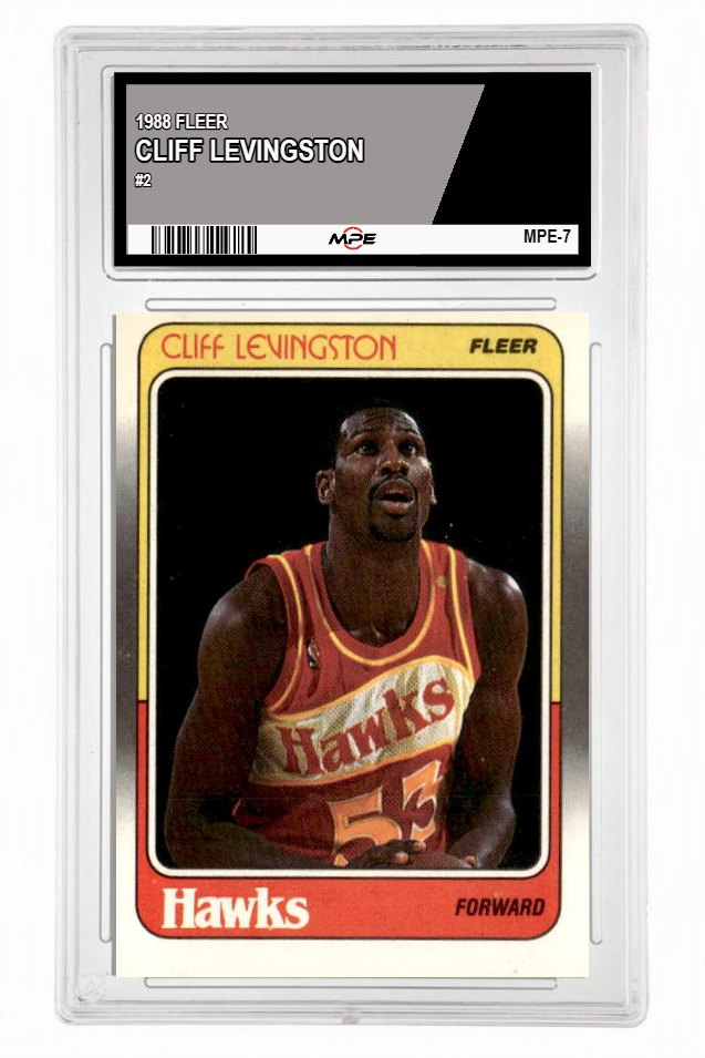 1988 FLEER #2 CLIFF LEVINGSTON MPE 6 EX/MT — graded card up for auction