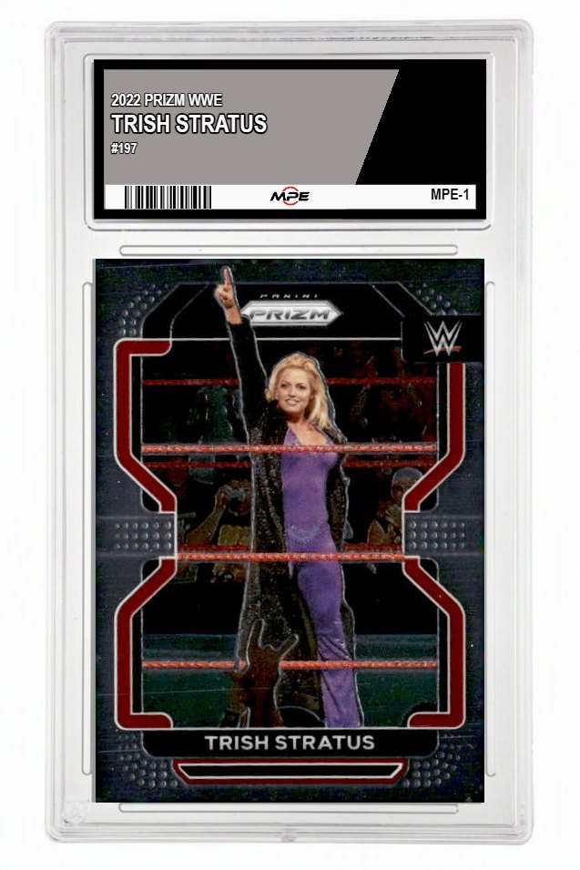 2022 PRIZM WWE #197 TRISH STRATUS MPE 9.5 MINT+ — graded card up for auction