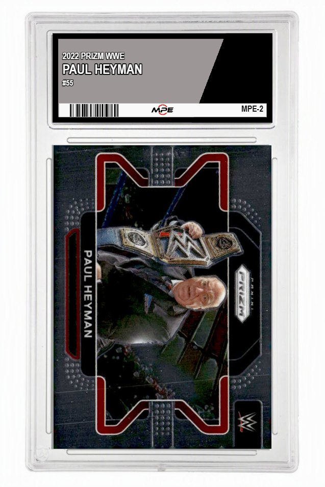 2022 PRIZM WWE #55 PAUL HEYMAN MPE 9.5 MINT+ — graded card up for auction