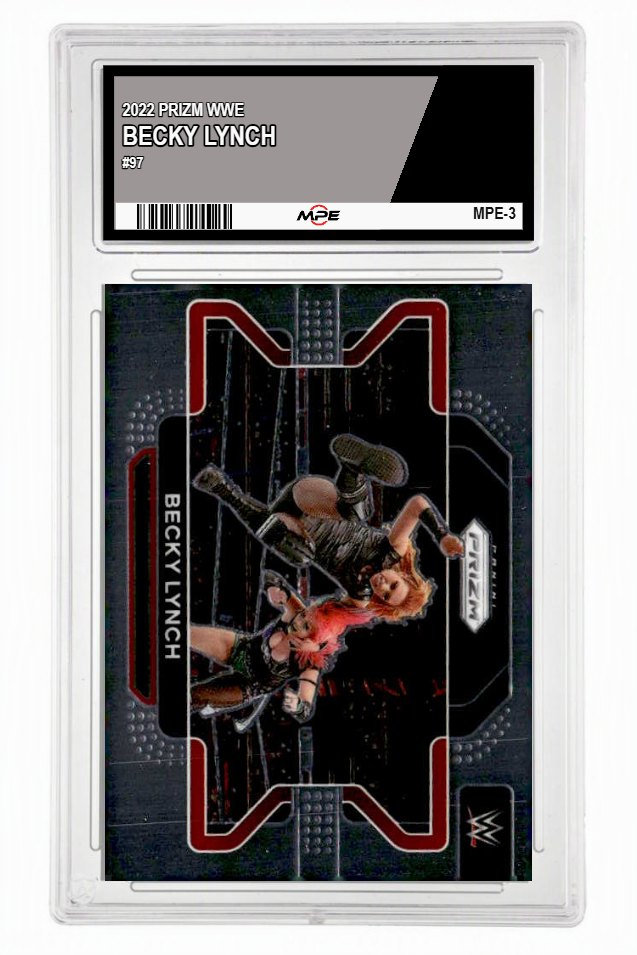 2022 PRIZM WWE #97 BECKY LYNCH MPE 9.5 MINT+ — graded card up for auction