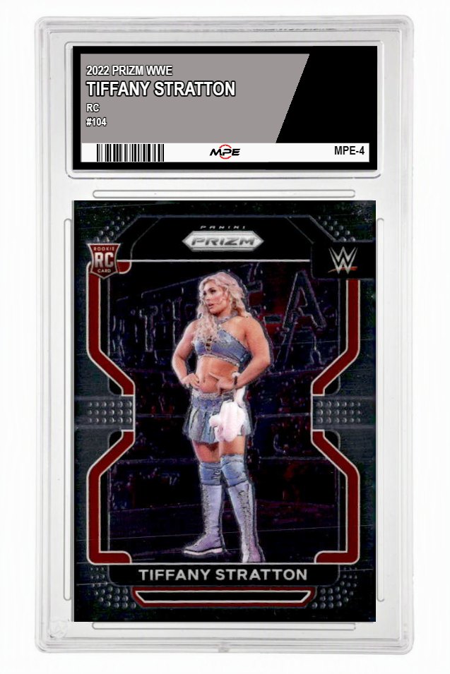 2022 PRIZM WWE RC #104 TIFFANY STRATTON MPE 9.5 MINT+ — graded card up for auction