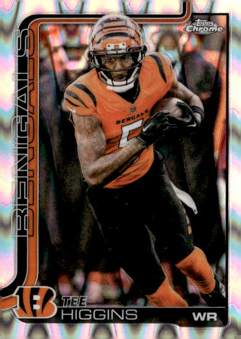 2025 Topps Chrome Tee Higgins graded slab