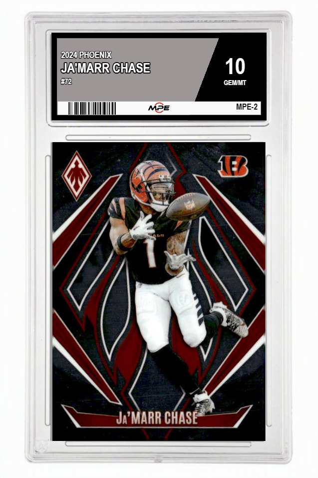 2024 PHOENIX #72 JA'MARR CHASE MPE 10 GEM/MT — graded card up for auction