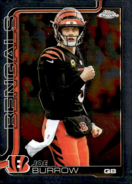 2025 Topps Chrome Joe Burrow graded slab