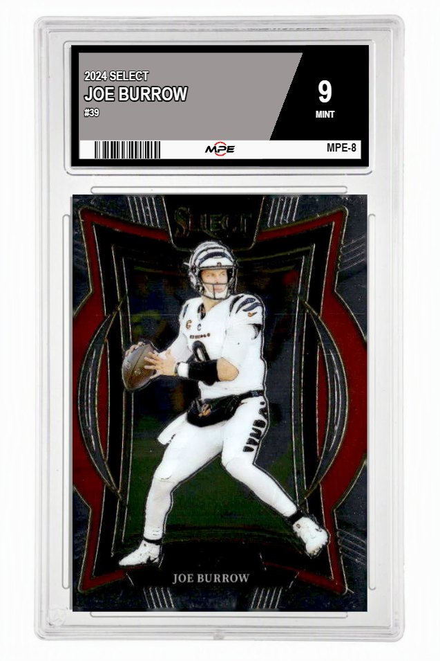 2024 SELECT #39 JOE BURROW MPE 9 MINT — graded card up for auction