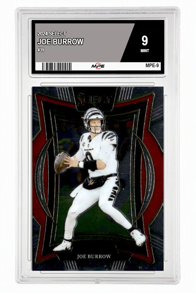 2024 SELECT #39 JOE BURROW MPE 9 MINT — graded card auctioned from the MPE vault