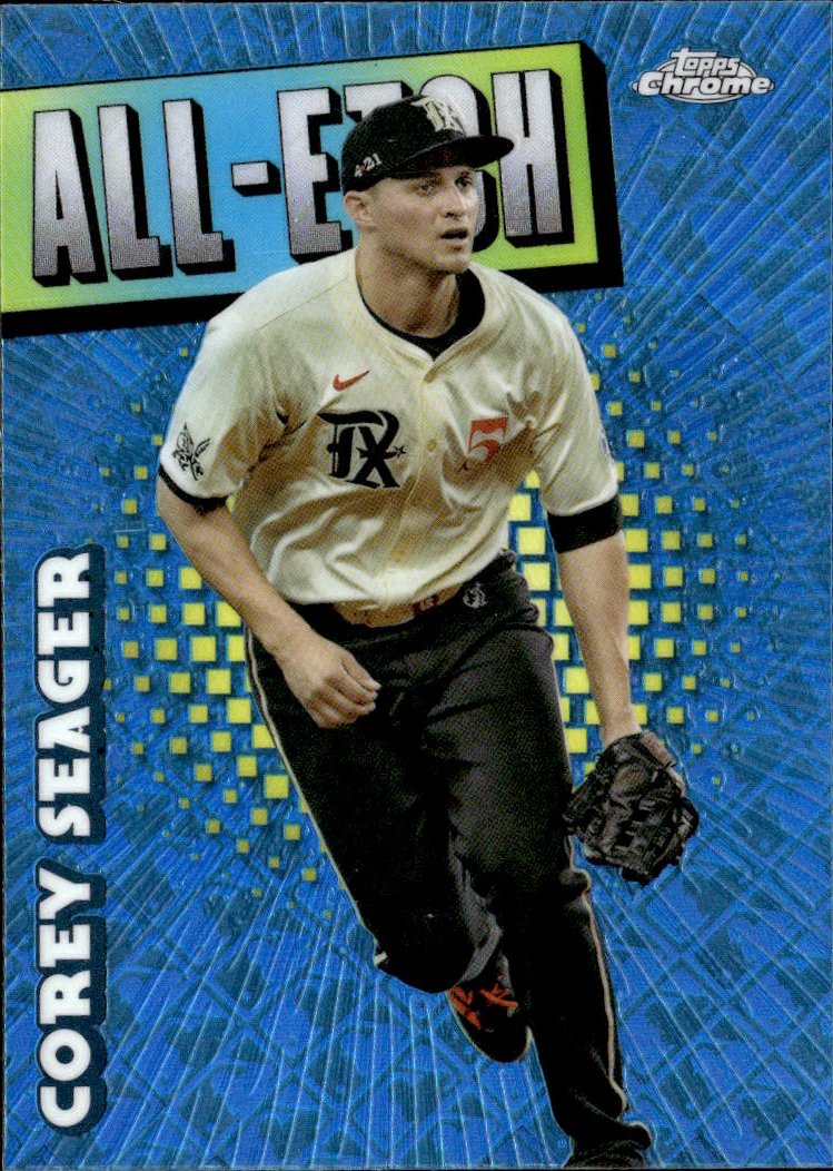 2025 Topps Chrome Corey Seager graded slab