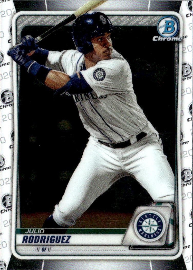 2020 Bowman Chrome Julio Rodriguez graded slab
