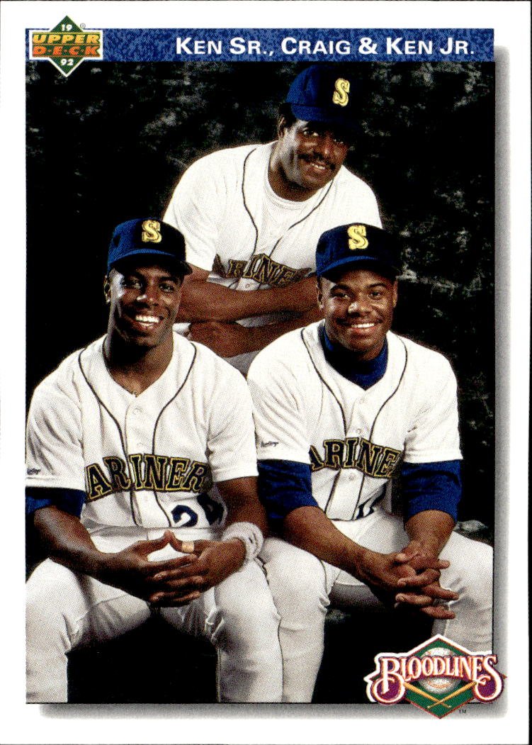 1992 Upper Deck Ken Sr. / Craig / Ken Jr. graded slab