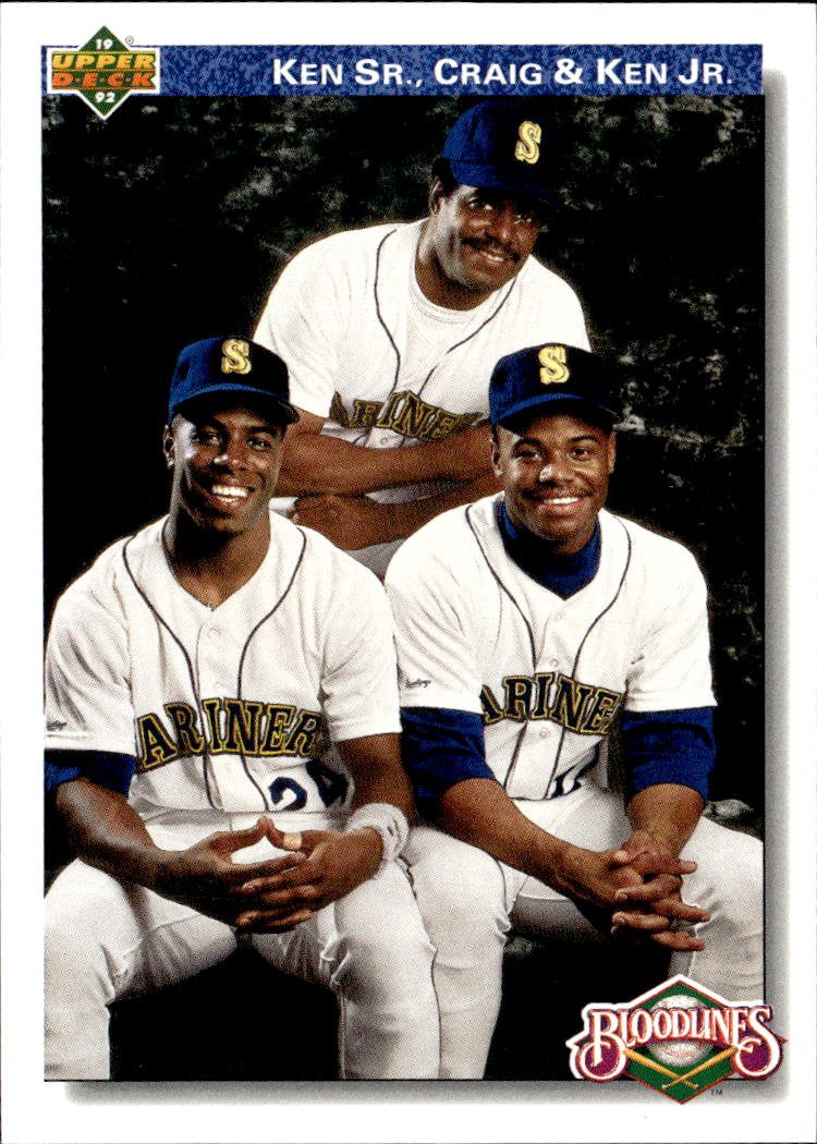 1992 Upper Deck Ken Sr. / Craig / Ken Jr. graded slab