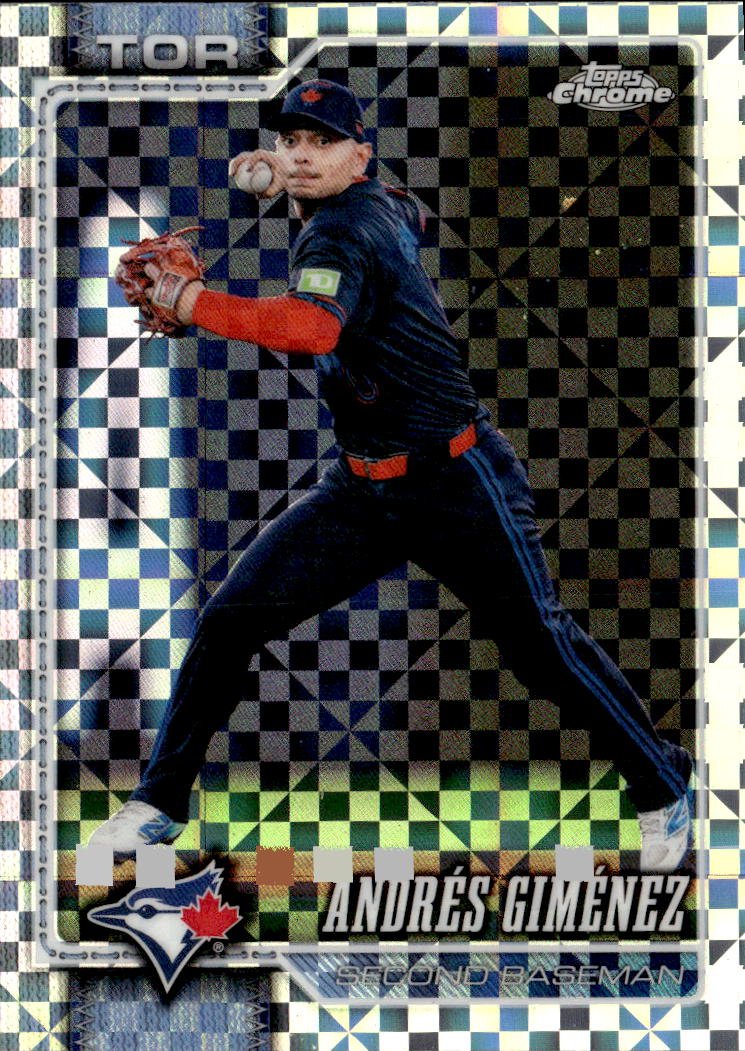 2026 Topps Chrome Andrés Giménez graded slab