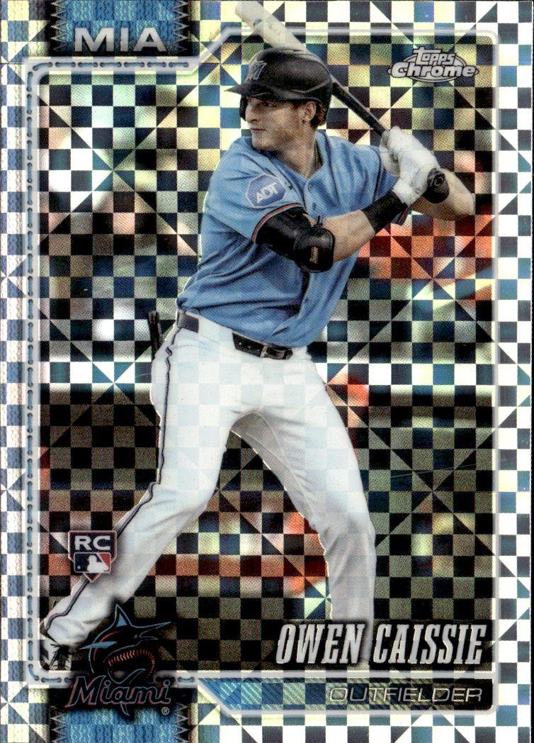 2026 Topps Chrome Owen Caissie graded slab