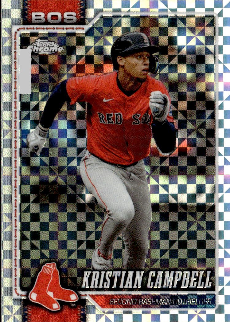 2026 Topps Chrome Kristian Campbell graded slab
