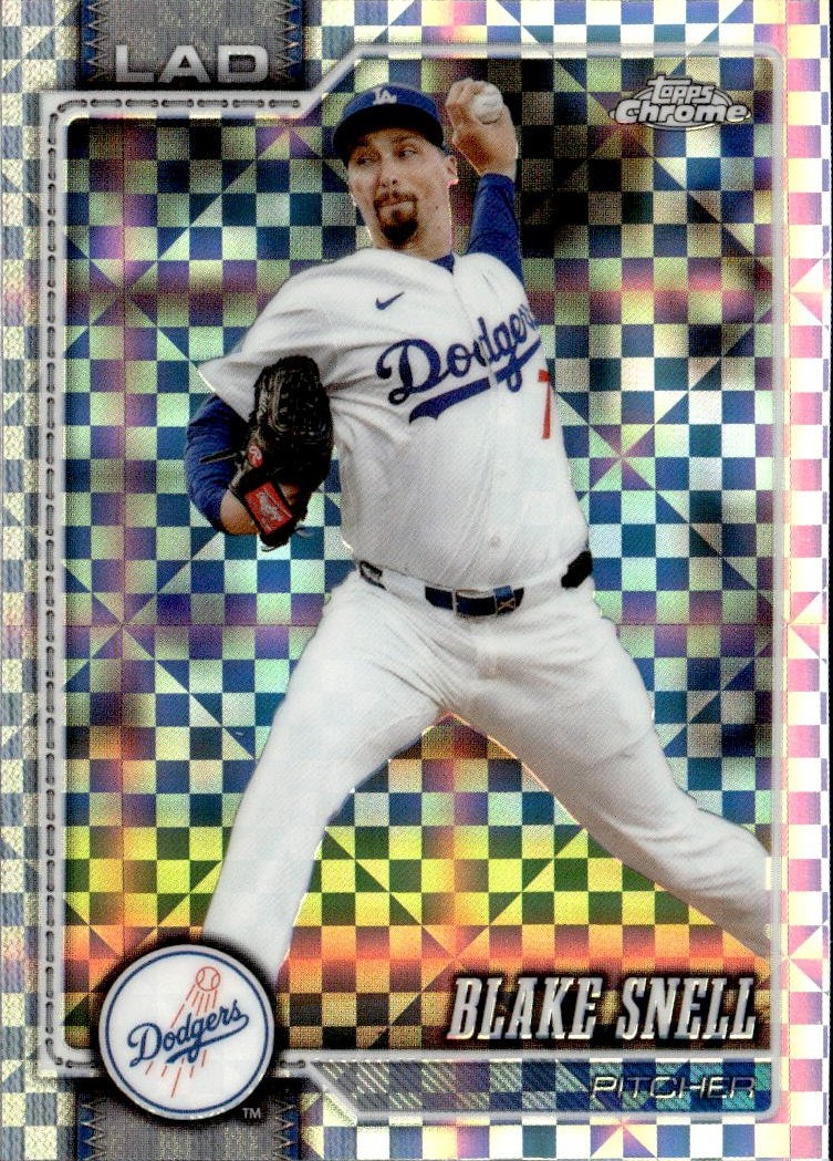 2026 Topps Chrome Blake Snell graded slab