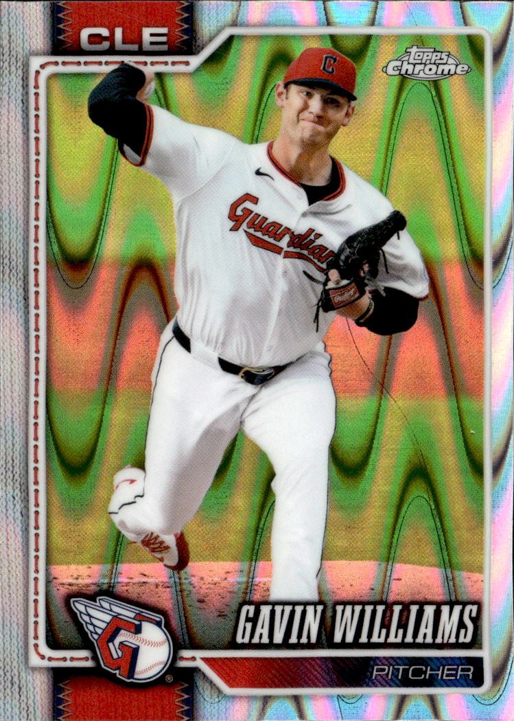 2026 Topps Chrome Gavin Williams graded slab