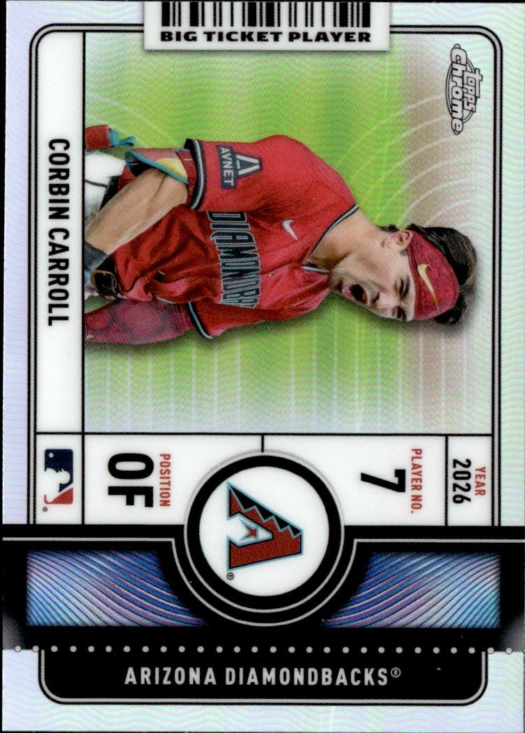 2026 Topps Chrome Corbin Carroll graded slab