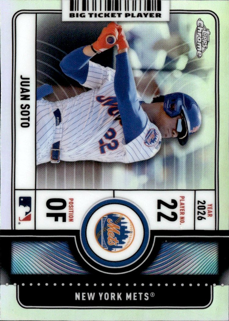 2026 Topps Chrome Juan Soto graded slab