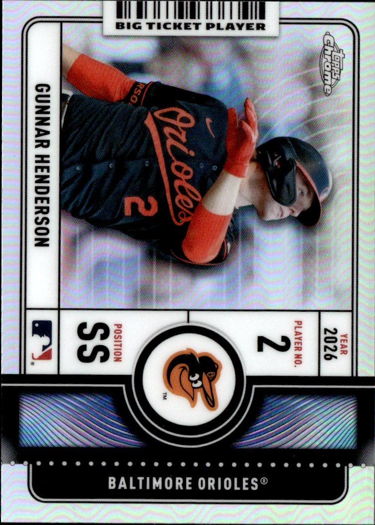 2026 Topps Chrome Gunnar Henderson graded slab