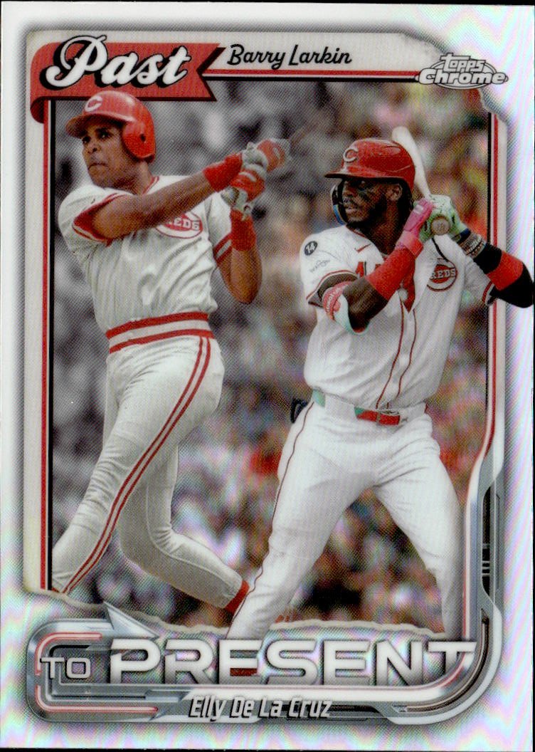 2026 Topps Chrome Larkin / De La Cruz graded slab