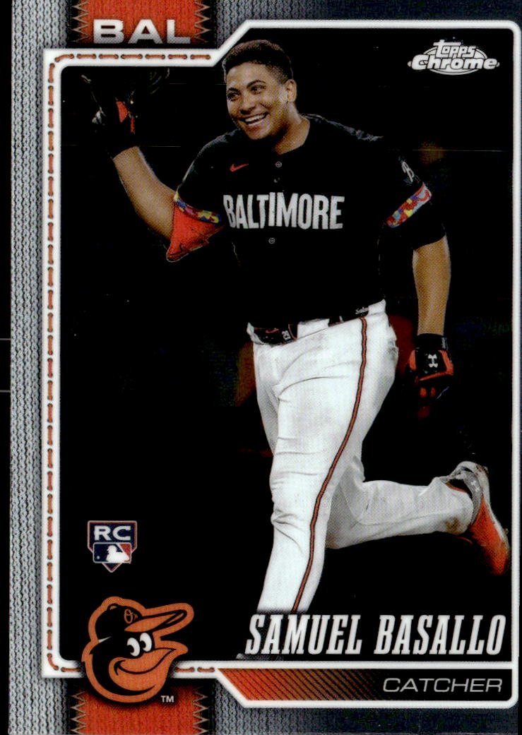 2026 Topps Chrome Samuel Basallo graded slab