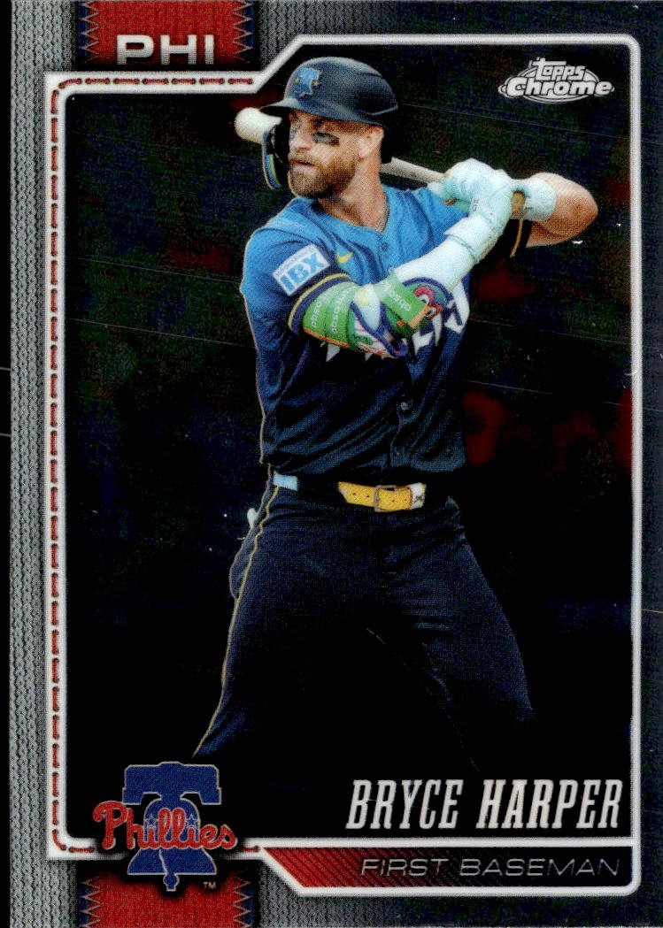 2026 Topps Chrome Bryce Harper graded slab