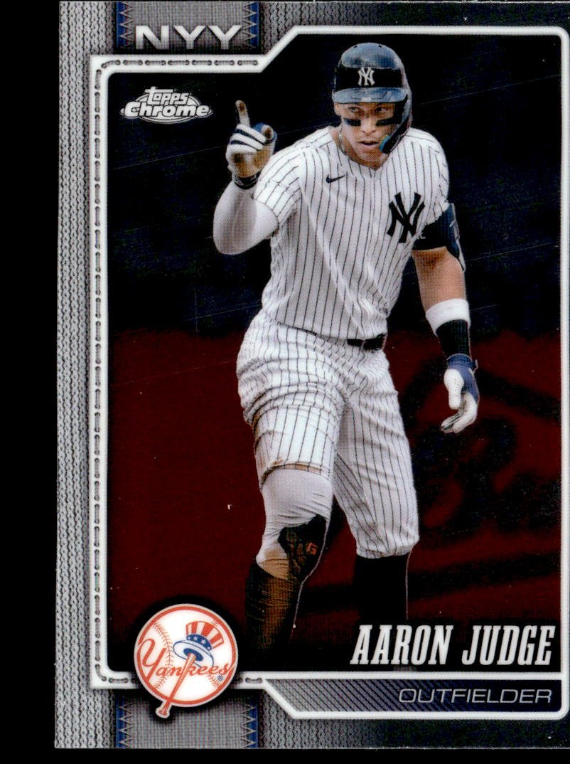 2026 Topps Chrome Aaron Judge graded slab