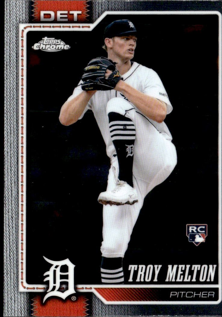 2026 Topps Chrome Troy Melton graded slab