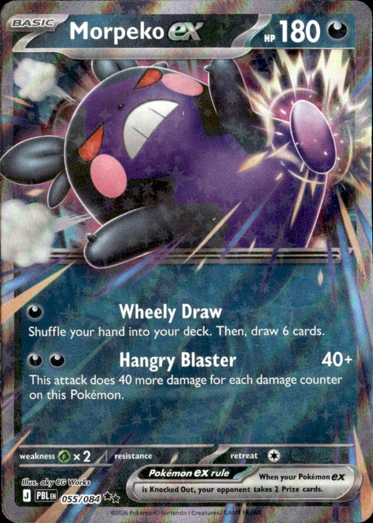 2026 Pokemon Mega Evolution MorpekoEX graded slab