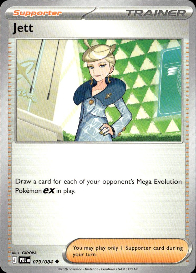 2026 Pokemon Mega Evolution Jett graded slab