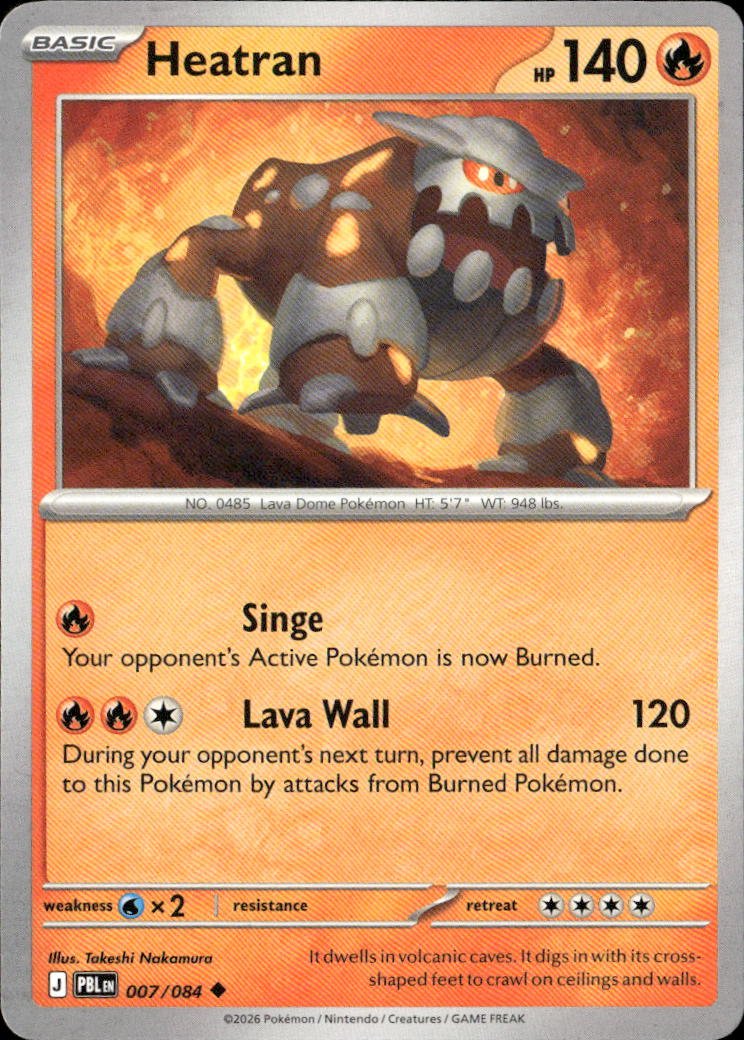 2026 Pokemon Mega Evolution Heatran graded slab